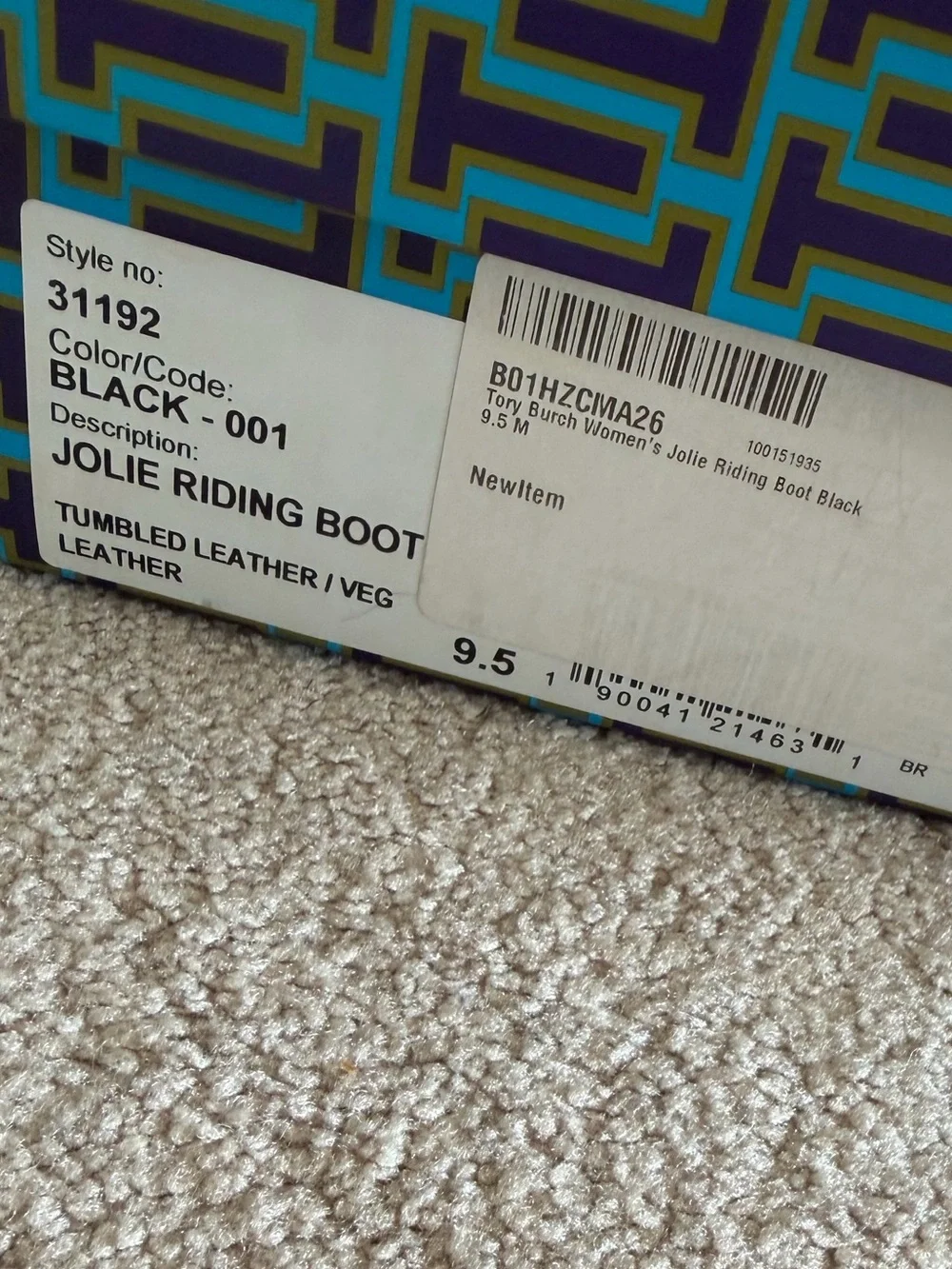 Tory Burch Jolie Riding Boots 9.5
